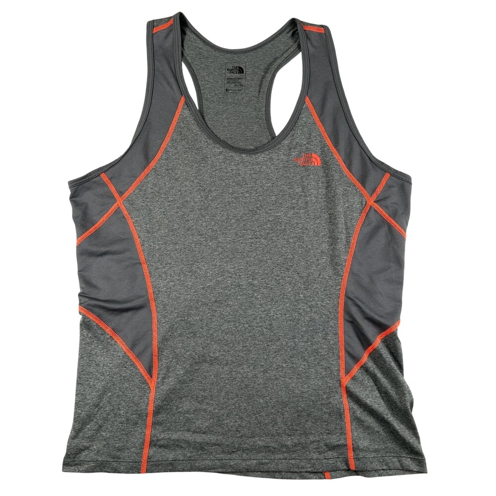 The North Face Tank Top Womens XL Gray FlashDry Racerback Running Athletic